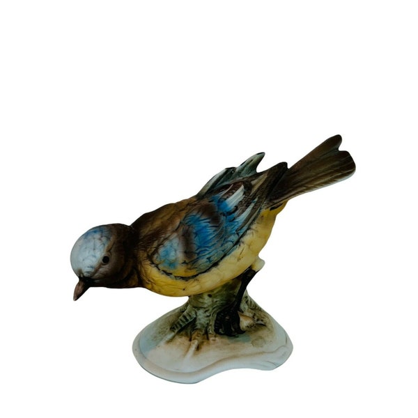 Handgemalt Bluebird Figurine Royal Meridian Deutsche Noritake Blue Bird vtg jay