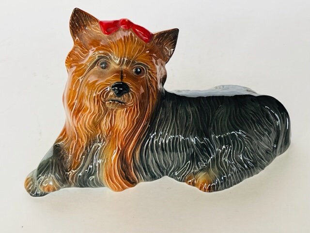 ヨークシャーテリア ヨーキー フィギュア ヴィンテージ 子犬 犬