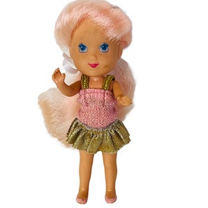 Mattel Doll 1966 antique toy figure vtg Liddle Kiddle Little locket KPT 1988 gem BMC4