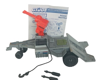 Strassenkröte BRV 1987 Gi Joe Cobra ARAH Figur Hasbro COMPLETE vtg Anleitung Spielzeug