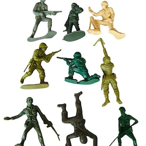 Jouet soldat vtg figure militaire armée hommes mpc me marx plastique LOT ww1 ww2 usa S9