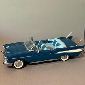 Vintage 1957 Chevrolet Bel Air Franklin Mint Danbury Diecast Car Model Die Cast