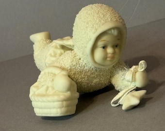 Vintage Snowbabies Ornament Department 56 beeldje Christmas Snow Babies Angel