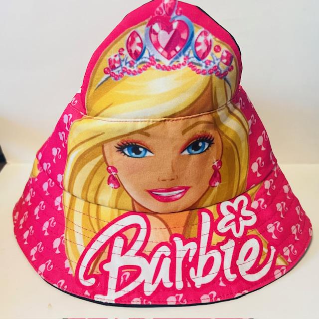 Barbie Doll Bucket Hat Cap Princess Crown Pop up Rim Vtg  display picture 1