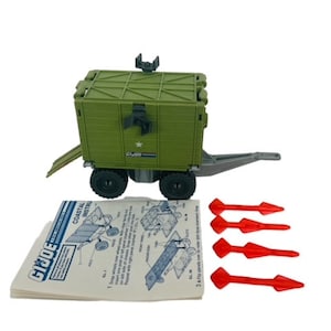 Coastal Defender 1987 Gi Joe Cobra ARAH Figure Vehicle Hasbro COMPLETE vtg toy