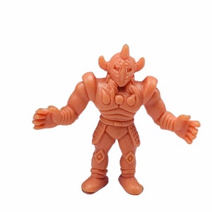 M.U.S.C.L.E. MEN MATTEL vtg 1980s muscle miniature flesh colored toy action figure wrestling anime kinnikuman vintage Akuma Shogun 21