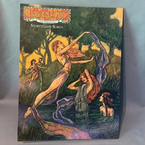 Changeling Dreaming Fold Out Advanced Dungeons Dragons D&D Book White Wolf Chart 1999