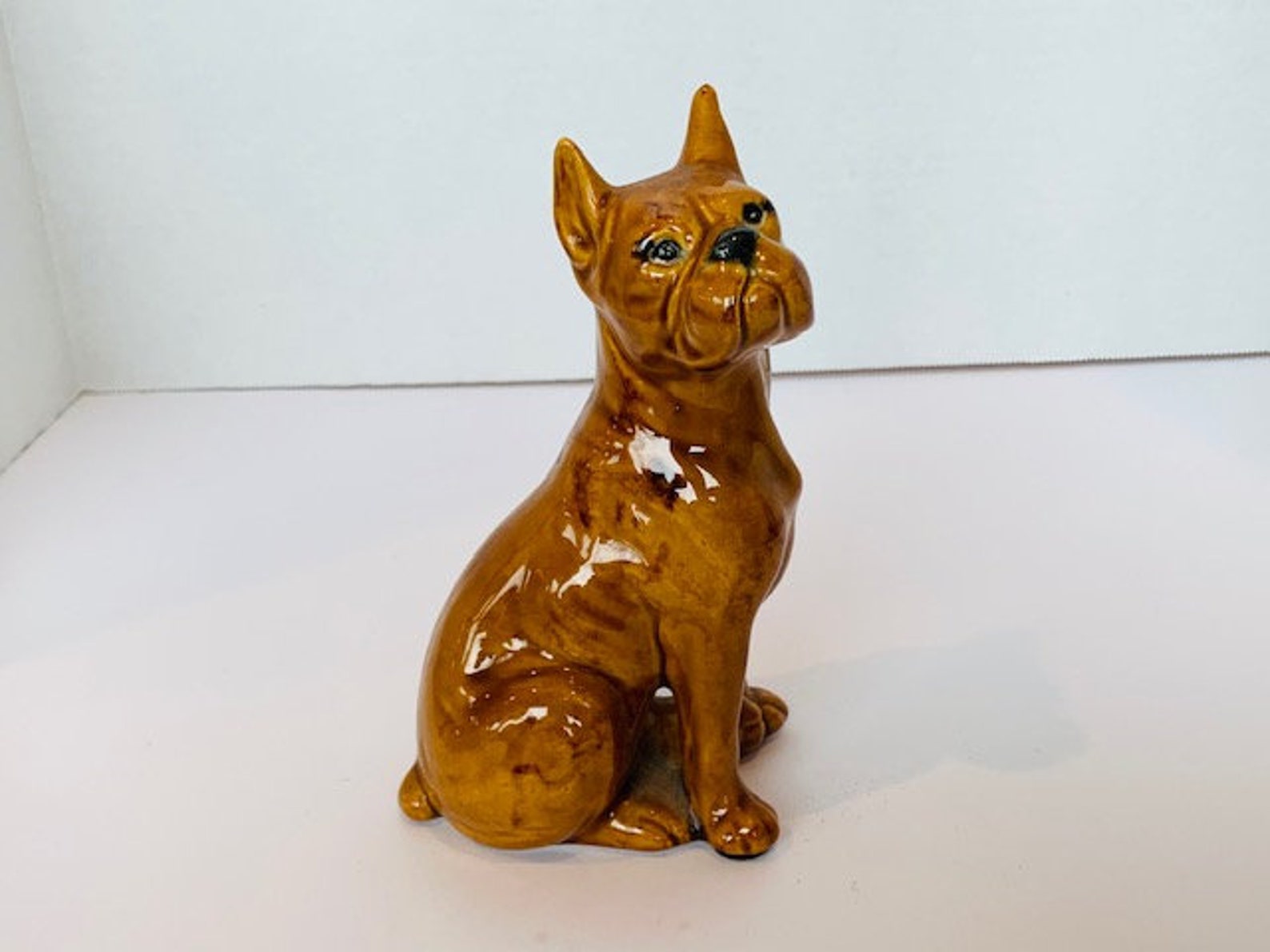 PUPPY DOG FIGURINE Vintage Decor Collectible Vtg Mcm Statue Etsy