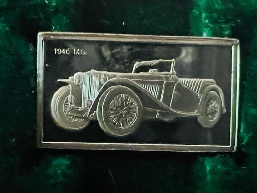 1944年 米国初日カバー 額装 Franklin Mint系 汽車銀色 Franklin Mint Silver Bar Mini Ingot 1975 Centennial Car Classic