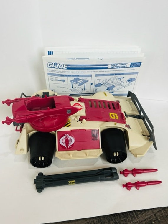 Rage Urban Assault 1989 Gi Joe Cobra ARAH Figure Vehicle Hasbro