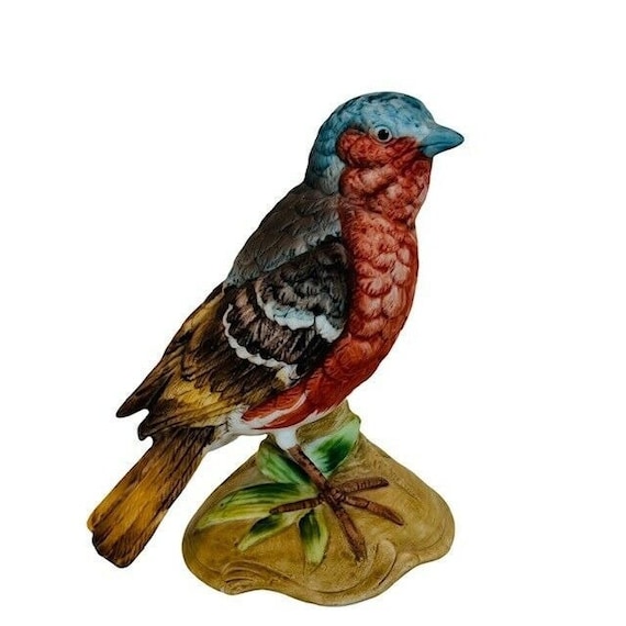 Handgemalt Bluebird Figurine Royal Meridian Deutsche Noritake Blue Bird vtg lark