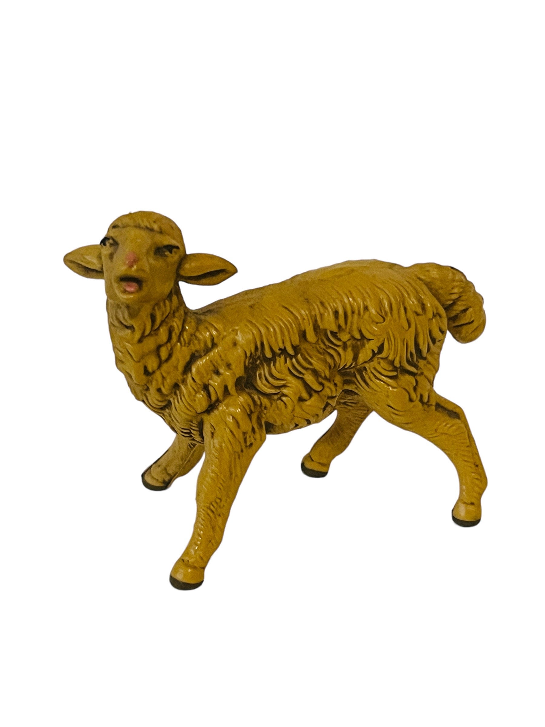 Roman Fontanini Animal Figurine Italy Depose vtg Nativity lamb sheep Jesus God 3
