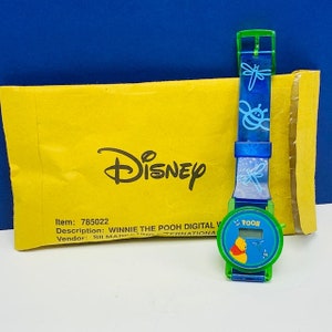 WALT DISNEY WRISTWATCH vintage retro watch factory sealed vtg new old stock disneyland world seiko sii winnie the pooh bee