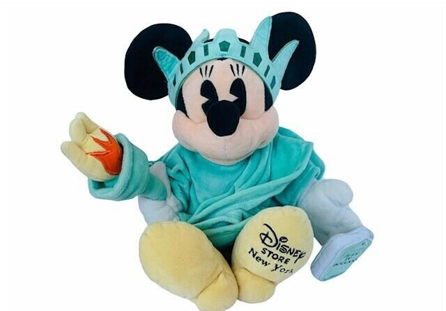 Minnie mouse statue sales of liberty plush
