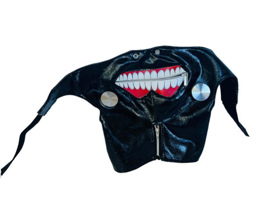 Leather Mouth Mask Smile Teeth S&M Goth - Etsy Israel