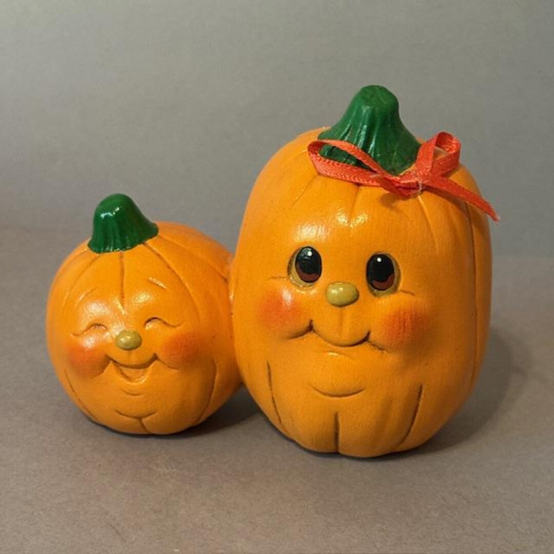 ヴィンテージ ハロウィン 置物 デコレーション 擬人化 カボチャ