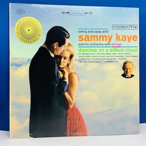 VINYL RECORD VINTAGE 33 rpm music album lp vtg in cover sleeve mcm 12 inch 12&quot; Sammy Kaye swing and sway strings orchestra