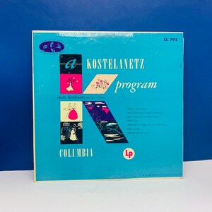VINYL RECORD VINTAGE 33 rpm music album lp vtg cover sleeve mcm Andre Kostelanetz program orchestra