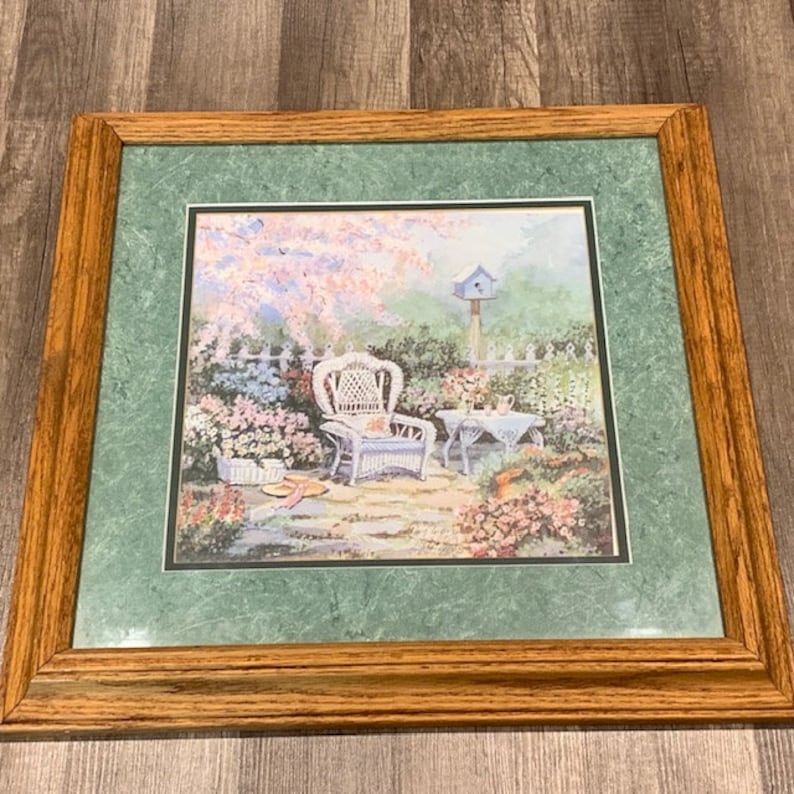 JOY EVANS ART Framed Lithograph Signed Print Litho Wall Etsy