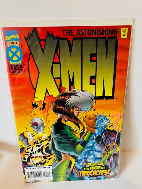 X-men #1 Comic Book Marvel Vtg 1995 the Astonishing Age Apocalypse