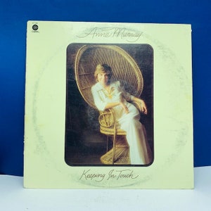 VINYL RECORD VINTAGE 33 rpm music album lp vtg with cover sleeve mcm 12 inch 12&quot; Anne Murray Keeping in touch