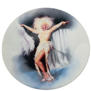 Marilyn Monroe Collectors Plate estate Delphi vintage sexy 1992 limited edition gift decor figurine movie retired No Business Show