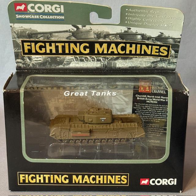 Vintage Corgi Diecast Model Tank Fighting Machines 2004 Box Great