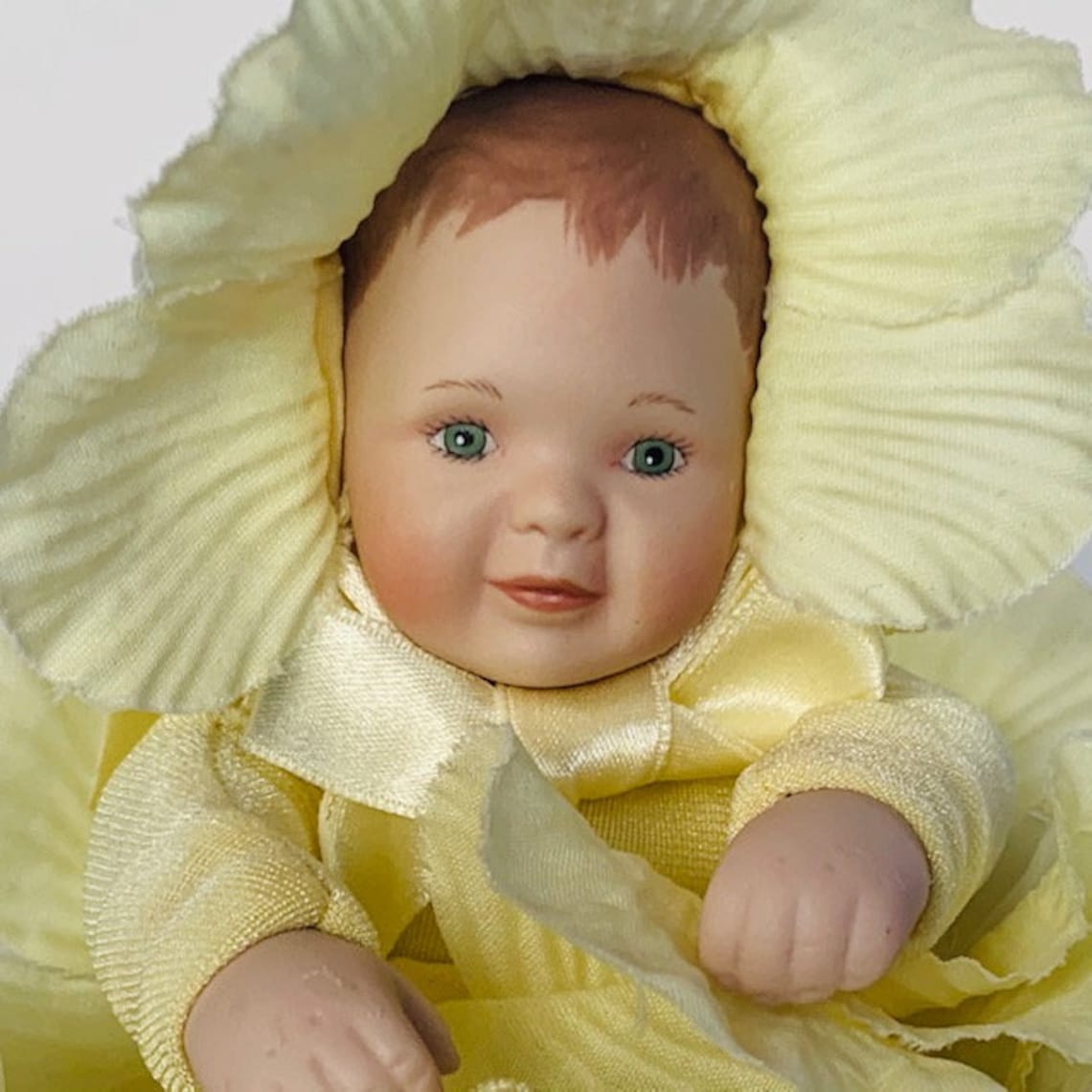 ASHTON DRAKE GALLERIES 1995 porcelain doll Flower babies of Etsy
