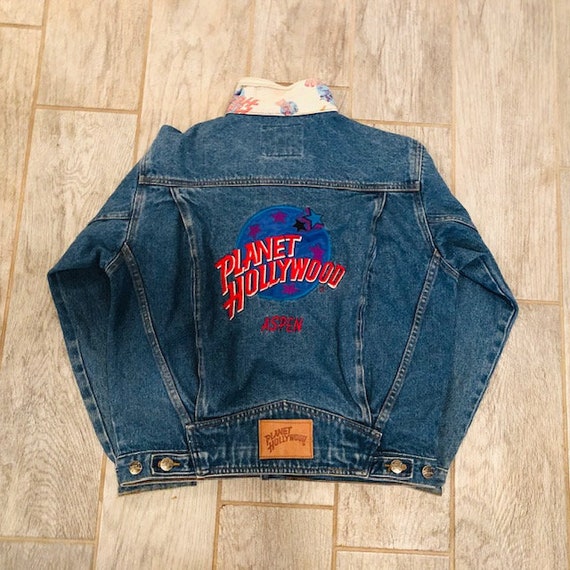 planet hollywood denim jacket