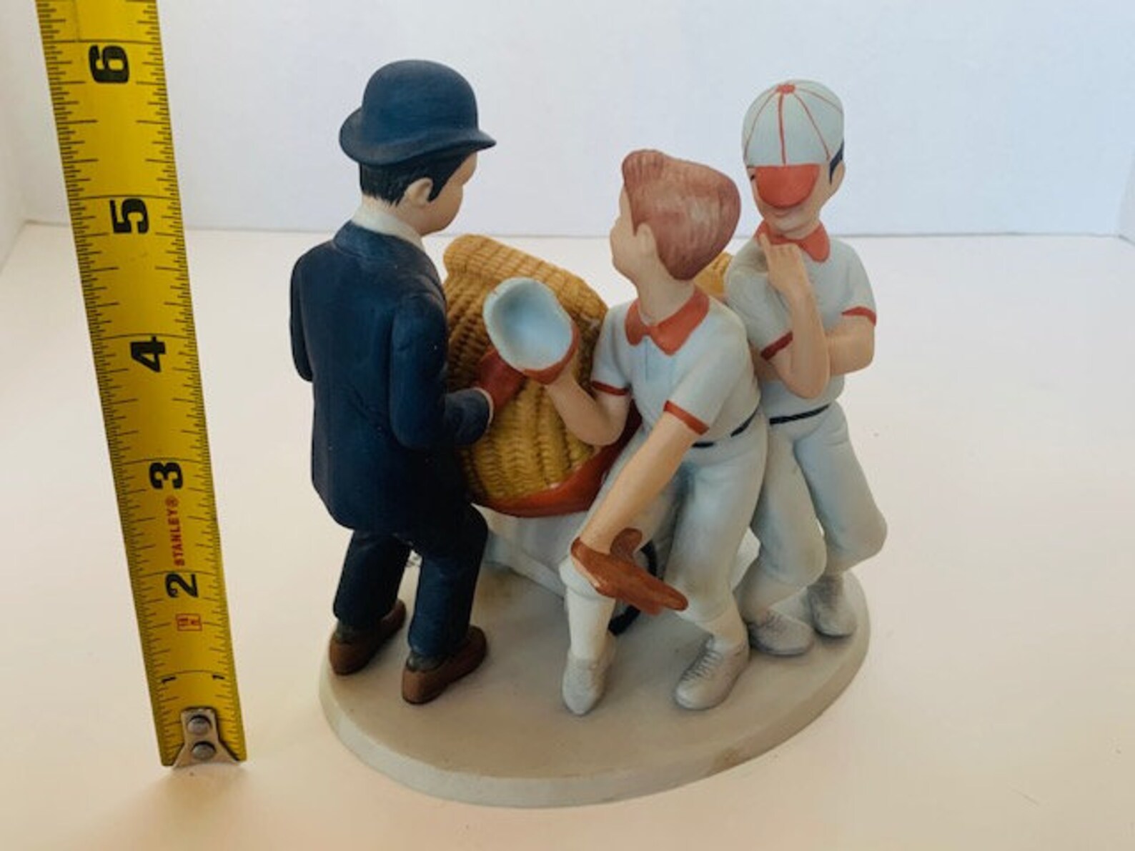 NORMAN ROCKWELL FIGURINE 1980s Danbury Mint vintage porcelain Etsy