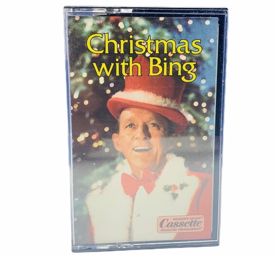 Cassette tape music song album hit vtg vintage pop rock roll classical religious Christmas holiday Bing Crosby with readers digest