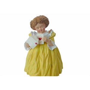 Maud Humphrey Bogart Figurine Hamilton Collection Mother Sealed Kiss Yellow gift