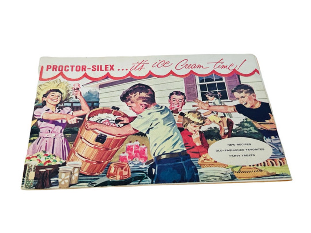 Proctor silex ice cream outlet maker recipes