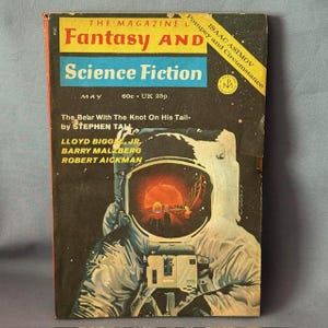 Vintage sciencefiction fantasy paperback boek tijdschrift sciencefiction ruimte 1957 pak astronaut