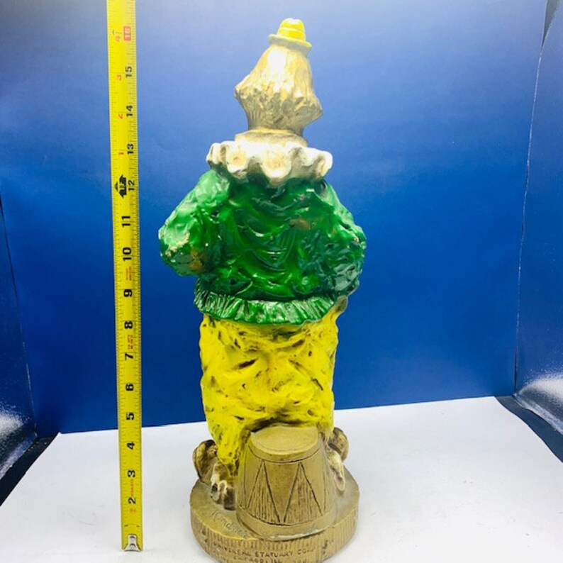 CREEPY CLOWN STATUE 1966 Universal Statuary Chicago Illinois Etsy