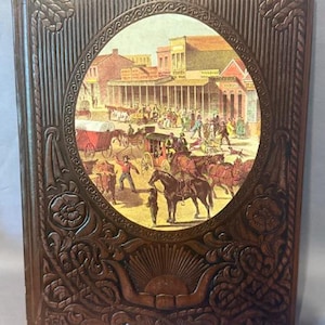 Vintage Old West Time Life Book 1977 Hardcover Illustrated Pictures The Townsmen