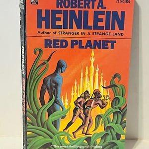 Red Planet Robert Heinlein Science Fiction Paperback Book 1949 Strange Land UFOs