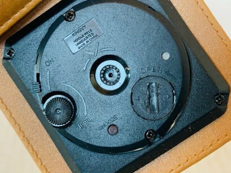 Dewars Pocket Watch Clock Perth Scotland Alarm Pouch White Etsy