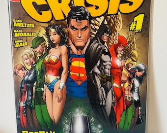 Identitätskrise # 1 Comic Buch DC Vtg 2004 Brad Meltzer Superman Wonder Woman