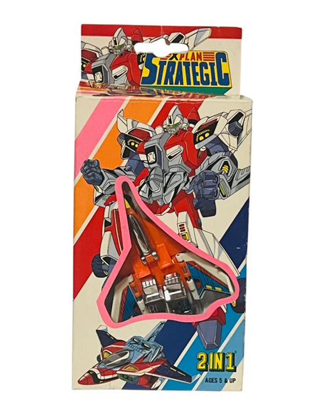 X-plan Strategic 2 in 1 Taiwan Transformer Figure Gobot Robot Box