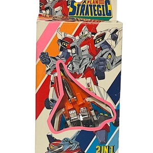 X-Plan Strategic 2 in 1 Taiwan Transformer Figure Gobot Robot Box voltron Jetcar