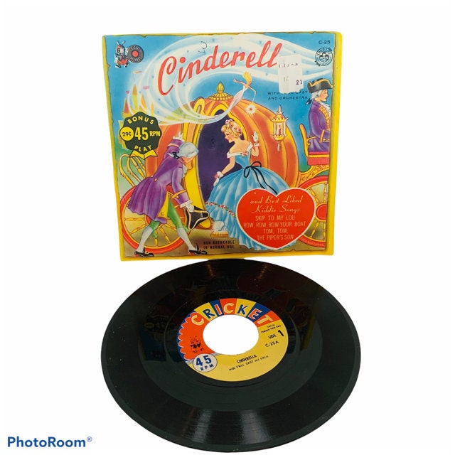ディズニー　レコード ビニールレコード ヴィンテージ 45 rpm 音楽アルバム LP VTG MCM