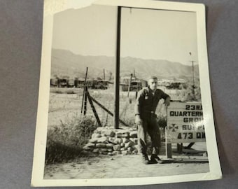 Real Vietnam War Photo Military Soldier Memorabilia Ephemera 23rd Quarter Master Quartermaster