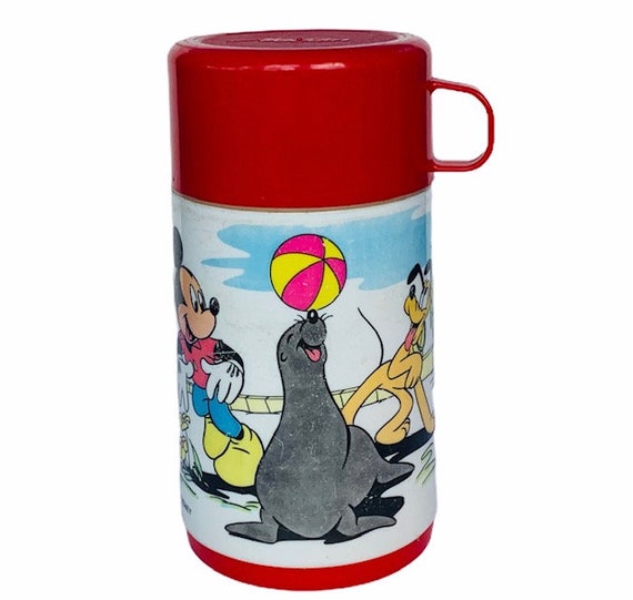 Vintage 1990s Aladdin Walt Disney Aladdin Plastic Thermos for the