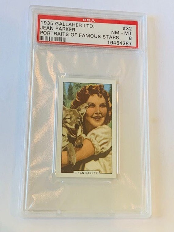 gallaher ltd cigarette cards Gallaher LTD Cigarettes Tobacco Trading Card Graded PSA 9 MINT 1935 Portraits Famous Movie Stars #32 Jean Parker Sequoia Rasputin Mad Monk gallaher ltd cigarette cards Gallaher LTD Cigarettes Tobacco Trading Card Graded PSA 9 MINT 1935 Portraits Famous Movie Stars #32 Jean Parker Sequoia Rasputin Mad Monk
