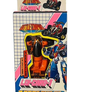 Battle Company Loi Card Destroyer Taiwan Transformers Figure Gobot Robot Vtg Box