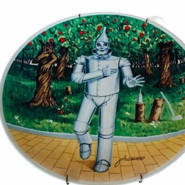 Wizard of Oz Knowles Collectors Plate Auckland Tin man If Only Had Heart tinman