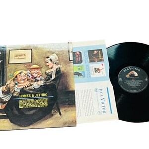 Homer Jethro Songs Mother Never Sang Record LP 12 inch 12&quot; 1961 RARE Trick Treat