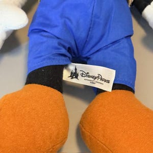 Vintage Walt Disney Parks plyschgosedjur Musse Pigg fiskande fiskare bild 2