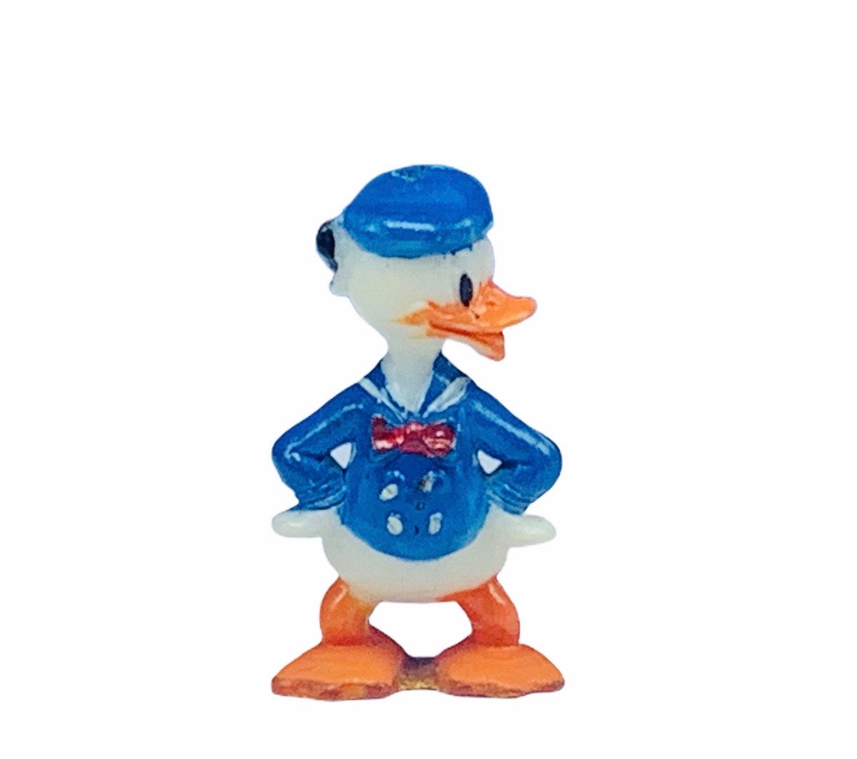 Grande Figurine Vintage Donald Duck En Plastique – Disney Années 60 - Signée